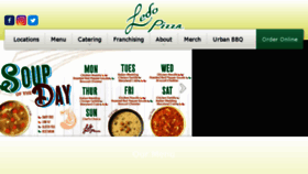 What Ledopizza.com website looked like in 2018 (6 years ago)
