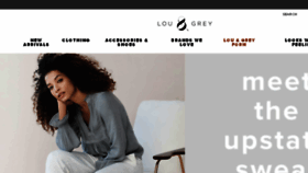 What Louandgrey.com website looked like in 2018 (6 years ago)