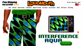 What Loudmouthgolf.com website looked like in 2018 (6 years ago)