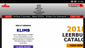 What Leerburg.com website looked like in 2018 (6 years ago)