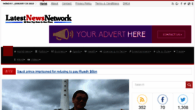 What Latestnewsnetwork.com website looked like in 2018 (6 years ago)