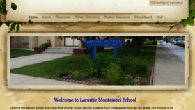 What Laramiemontessori.org website looked like in 2018 (6 years ago)