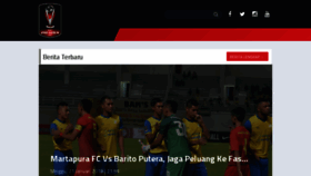 What Liga-indonesia.id website looked like in 2018 (6 years ago)