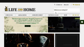What Lifeandhome.com website looked like in 2018 (6 years ago)