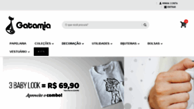 What Lojagatamia.com.br website looked like in 2018 (6 years ago)