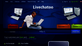 What Livechatoo.com website looked like in 2018 (6 years ago)