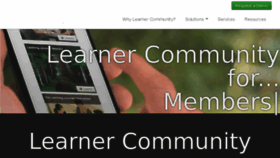 What Learnercommunity.com website looked like in 2018 (6 years ago)