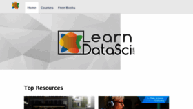 What Learndatasci.com website looked like in 2018 (6 years ago)