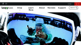 What Loopycases.com website looked like in 2018 (6 years ago)