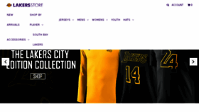 What Lakersstore.com website looked like in 2018 (6 years ago)