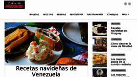 What Libroderecetas.com website looked like in 2018 (6 years ago)