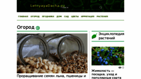 What Letnyayadacha.ru website looked like in 2018 (6 years ago)