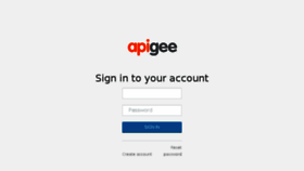 What Login.apigee.com website looked like in 2018 (6 years ago)