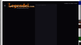 What Legendei.com website looked like in 2018 (6 years ago)