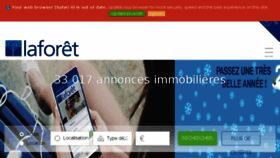 What Laforet.com website looked like in 2018 (6 years ago)