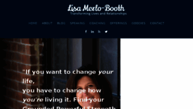 What Lisamerlobooth.com website looked like in 2018 (6 years ago)
