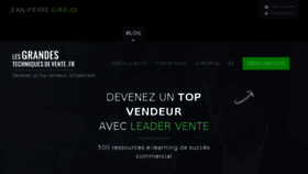 What Les-grandes-techniques-de-vente.fr website looked like in 2018 (6 years ago)