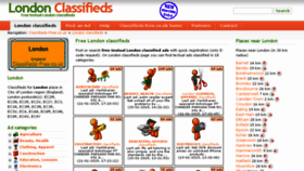 What London.classifieds-free.co.uk website looked like in 2018 (6 years ago)