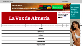 What Lavozdealmeria.com website looked like in 2018 (6 years ago)