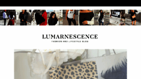 What Lumarnescence.com website looked like in 2018 (6 years ago)