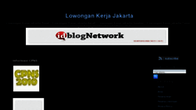 What Lokerjakarta.com website looked like in 2011 (12 years ago)