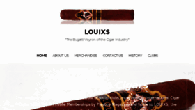 What Louixs.com website looked like in 2018 (6 years ago)