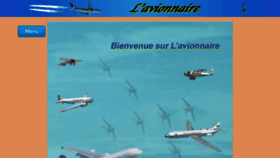 What Lavionnaire.fr website looked like in 2018 (6 years ago)