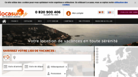 What Locasun.fr website looked like in 2018 (6 years ago)