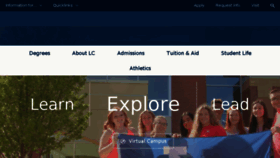 What Lcsc.edu website looked like in 2018 (6 years ago)