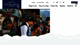 What Leavenworth.org website looked like in 2018 (6 years ago)