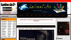 What Legend.az website looked like in 2018 (6 years ago)