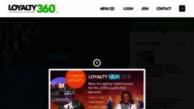 What Loyalty360.org website looked like in 2018 (6 years ago)