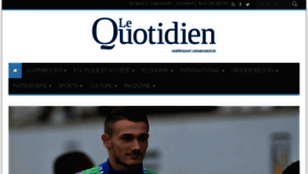 What Lequotidien.lu website looked like in 2018 (6 years ago)