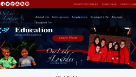 What Lourdesvan.org website looked like in 2018 (6 years ago)