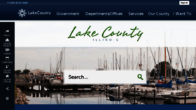 What Lakecountyil.gov website looked like in 2018 (6 years ago)