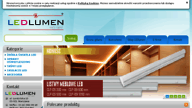 What Ledlumen.pl website looked like in 2018 (7 years ago)