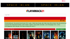 What Layarkaca21.fun website looked like in 2018 (6 years ago)
