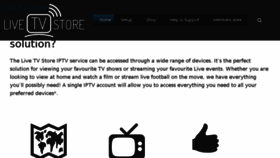 What Live-tv.store website looked like in 2018 (8 years ago)