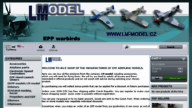 What Lm-modelshop.cz website looked like in 2018 (6 years ago)