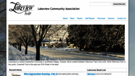 What Lakeviewcommunity.org website looked like in 2018 (6 years ago)