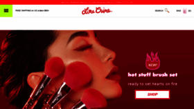What Limecrime.com website looked like in 2018 (6 years ago)