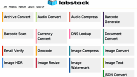 What Labstack.com website looked like in 2018 (6 years ago)