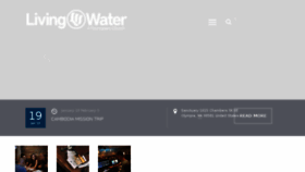What Livingwater.com website looked like in 2018 (6 years ago)