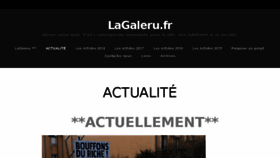 What Lagaleru.fr website looked like in 2018 (6 years ago)