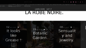 What La-robe-noire.fr website looked like in 2018 (6 years ago)