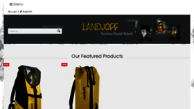 What Landjoff.com website looked like in 2018 (6 years ago)
