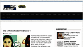 What Lachdichschlapp.org website looked like in 2018 (6 years ago)