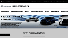 What Lexusofbrooklyn.com website looked like in 2018 (6 years ago)
