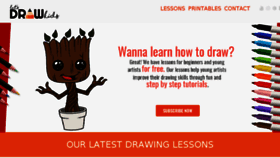 What Letsdrawkids.com website looked like in 2018 (6 years ago)