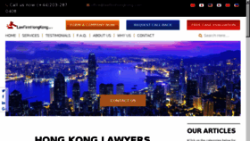 What Lawfirmhongkong.com website looked like in 2018 (6 years ago)